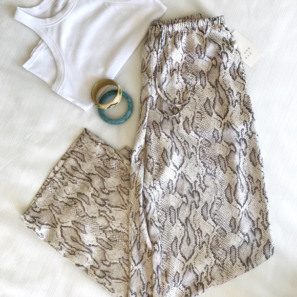 a new day Pants - A New Day Snakeskin Print Wide Leg Pants, NWT